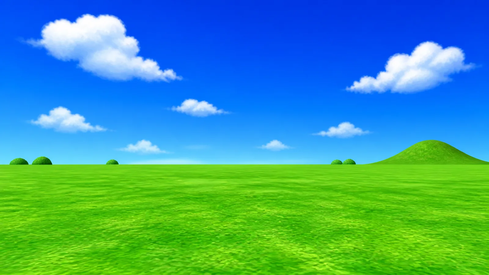 Sunny grass field wallpaper